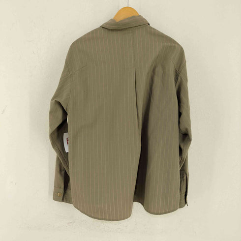 ウェルダー WELLDER ストライプ シャツジャケット メンズ