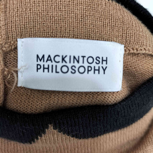 マッキントッシュフィロソフィー MACKINTOSH PHILOSOPHY Cleric Collar Knit ワイドフィット レディース JPN:38