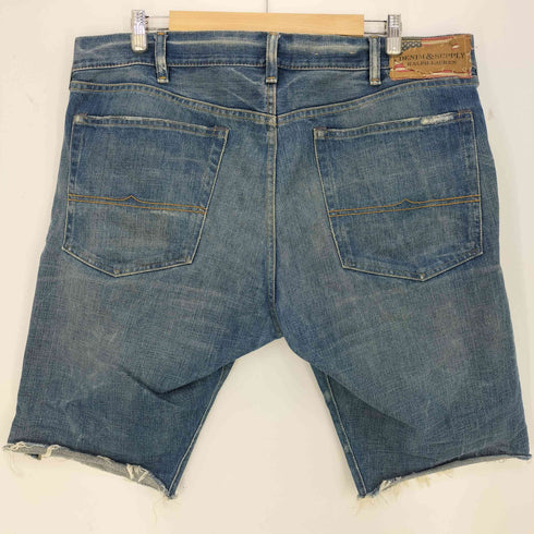デニムアンドサプライ ラルフローレン DENIM & SUPPLY RALPH LAUREN ダメージ加工 デニムハーフパンツ メンズ W40