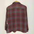ヴァンヒューゼン VAN HEUSEN 70S ウール混 シャドーチェック L/S オープンカラーシャツ メンズ 15 1/2