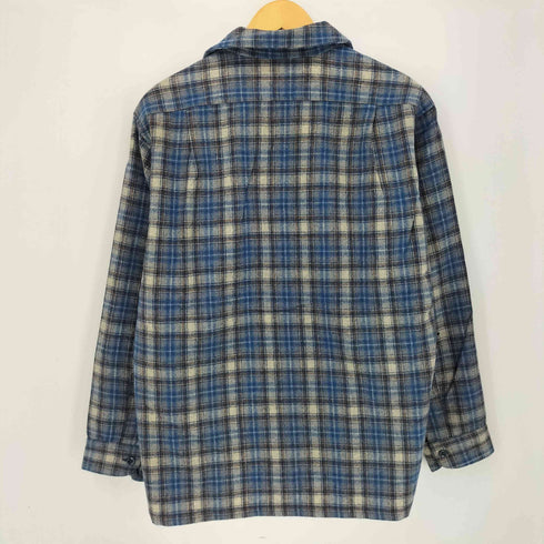 ペンドルトン PENDLETON 70S USA製 チェックボードシャツ 好配色 メンズ JPN:L