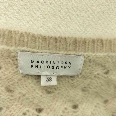 マッキントッシュフィロソフィー MACKINTOSH PHILOSOPHY FOX透かし編みニット レディース JPN:38