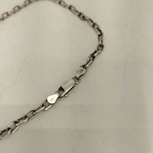 ITALY 925 シルバーチェーンネックレス メンズ