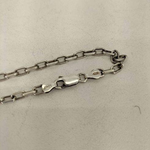 ITALY 925 シルバーチェーンネックレス メンズ
