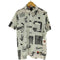 ナイキ NIKE 21SS F.C. Dri-FIT サッカー トップ 総柄 S/S シャツ メンズ import:L