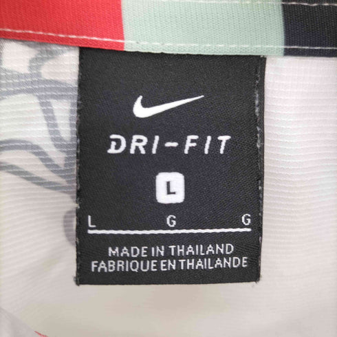 ナイキ NIKE 21SS F.C. Dri-FIT サッカー トップ 総柄 S/S シャツ メンズ import:L