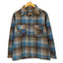 ペンドルトン PENDLETON 70S USA製 チェックボードシャツ 好配色 メンズ JPN:L