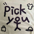 Pick you プリント Tシャツ メンズ