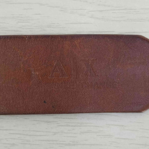 アルマーニエクスチェンジ ARMANI EXCHANGE イタリア製 メタルバックル レザー ベルト メンズ M