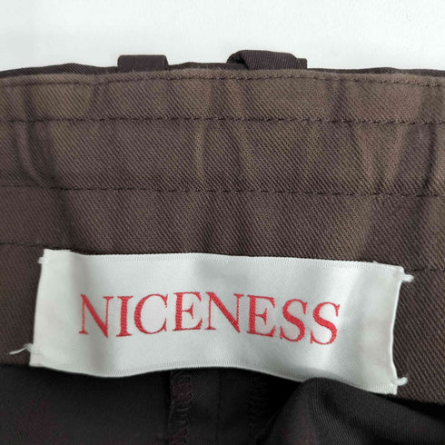 ナイスネス NICENESS 22SS PETER S140 ハイカウント ギャバジン トラウザー パンツ メンズ JPN:S