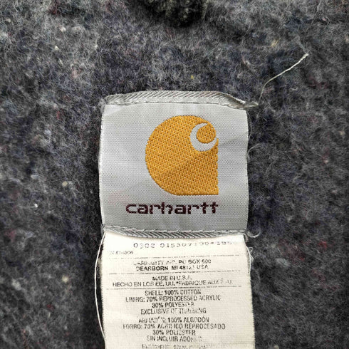 カーハート Carhartt 2002年3月製造 USA製 裏地ブランケット Choa Coat ミシガンチョアコート メンズ XL REGULAR