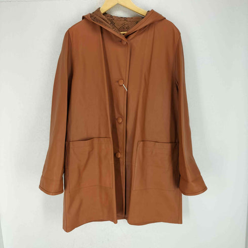 MAXIME イタリア製 リアルレザーリバーシブルジャケット レディース EUR:44