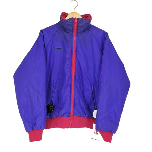 コロンビア Columbia 90s 台湾製 Radial Sleeve リバーシブルナイロンジャケット メンズ JPN:M