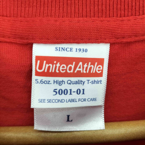 ユナイテッドアスレ UNITED ATHLE URANAGE プリント プロレス S/S クルーネック Tシャツ メンズ JPN:L