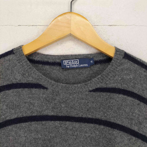 ポロバイラルフローレン Polo by RALPH LAUREN ポニー刺繍 ウールボーダーニット メンズ JPN:M