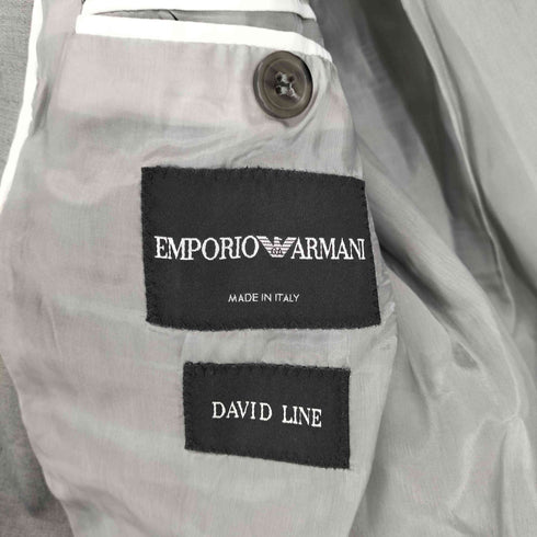 エンポリオアルマーニ EMPORIO ARMANI MADE IN ITALY ヘリンボーンテーラードジャケット メンズ FR:46