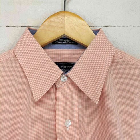 バーバリーズ BURBERRYS MADE IN USA ギンガムチェックL/S シャツ メンズ JPN:M