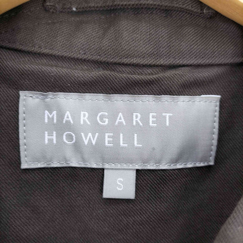 マーガレットハウエル MARGARET HOWELL 14SS 比翼ボタン ウエストドローコード コットン スタンドカラー ジャケット カバーオール メンズ import:S