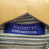 バーバリーブルーレーベル BURBERRY BLUE LABEL ロゴ刺繍コットンストライプL/S シャツ レディース JPN:38