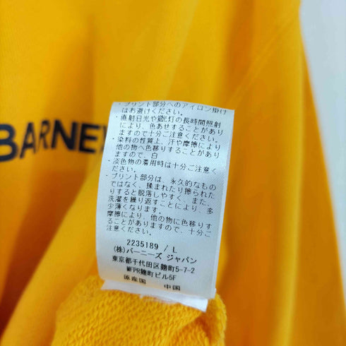 バーニーズニューヨーク BARNEYS NEWYORK ロゴ入りスエットプルオーバー メンズ