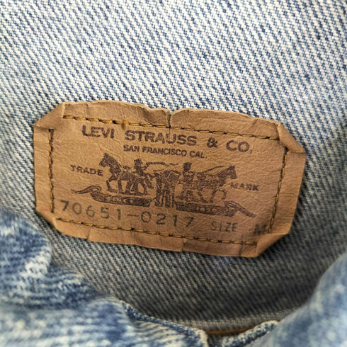 リーバイス Levis 80s 70651-0217 オレンジタブ 3rd デニムジャケット ボタン裏0 メンズ import:M