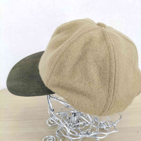 MADE IN USA ツバレザー ウールキャップ メンズ ONE SIZE
