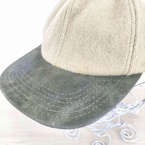 MADE IN USA ツバレザー ウールキャップ メンズ ONE SIZE