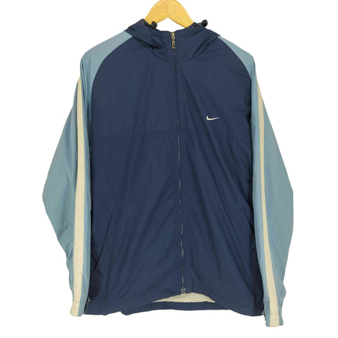 ナイキ NIKE 00S サイドラインナイロンフーデッドジャケット メンズ L