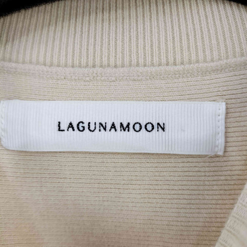 ラグナムーン LAGUNAMOON ミックスカラーパターンニットワンピース レディース JPN:S