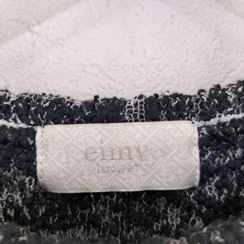 エイミーイストワール eimy istoire ハーフスリーブフレアーツイードニットワンピース レディース FREE