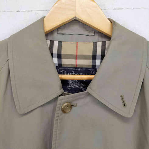 バーバリーズ BURBERRYS MADE IN ENGLAND 裏地ノヴァチェックステンカラーコート メンズ