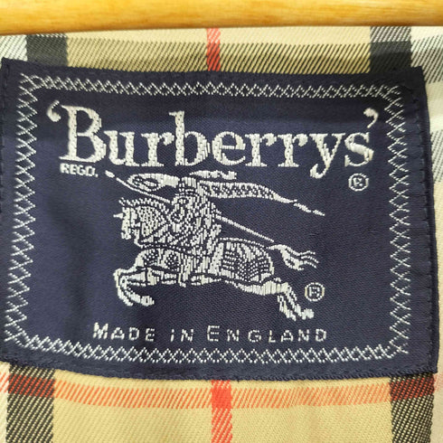 バーバリーズ BURBERRYS MADE IN ENGLAND 裏地ノヴァチェックステンカラーコート メンズ