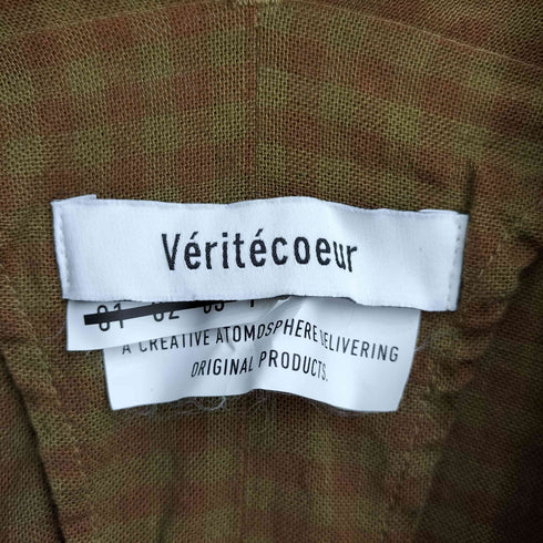 ヴェリテクール veritecoeur ギンガムチェックカシュクール ブラウス レディース FREE