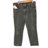 ラングラー Wrangler UK製 ジップフライ レザーパッチ ブラック デニムパンツ メンズ 34-32