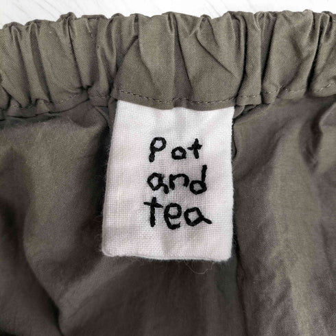 pot and tea スモックボリュームワンピース レディース FREE