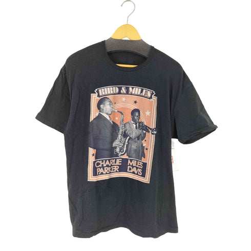 人物プリント S/S Tシャツ ジャズ メンズ