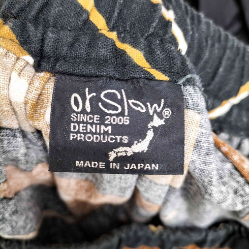 オアスロウ orSlow 別注 African Print Skirt アフリカンプリントスカート レディース