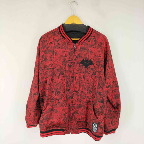 KMA キャラクター刺繍 スカジャン リバーシブル メンズ JPN:XL