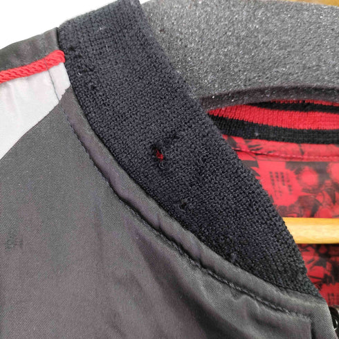 KMA キャラクター刺繍 スカジャン リバーシブル メンズ JPN:XL