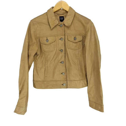 ギャップ Gap 00S OLD レザートラッカージャケット レディース L