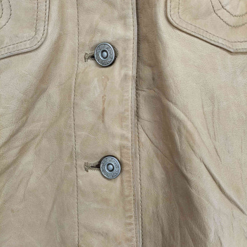 ギャップ Gap 00S OLD レザートラッカージャケット レディース L