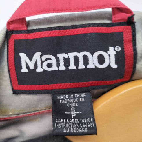 マーモット MARMOT フロントロゴ刺繍 ナイロンジャケット メンズ import:S