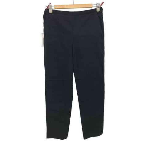 プラダ PRADA SPORT イタリア製 サイドジップ ノータック スラックス パンツ レディース 40