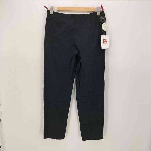 プラダ PRADA SPORT イタリア製 サイドジップ ノータック スラックス パンツ レディース 40
