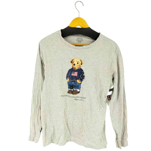 ポロラルフローレン POLO RALPH LAUREN ポロベアプリント L/S Tシャツ メンズ import:XL