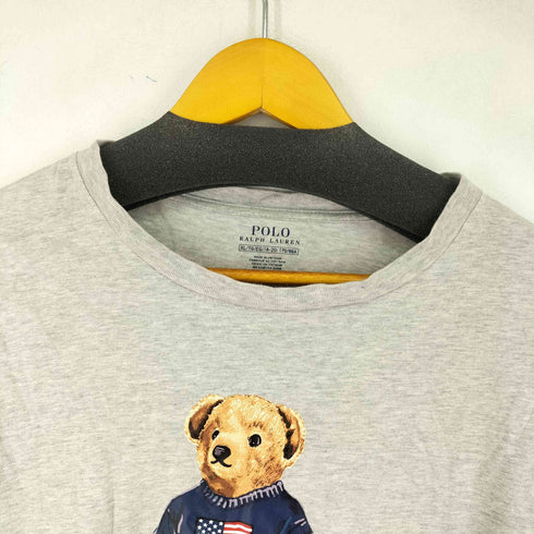 ポロラルフローレン POLO RALPH LAUREN ポロベアプリント L/S Tシャツ メンズ import:XL