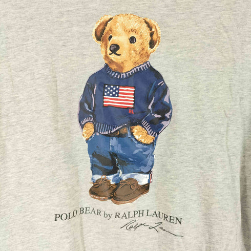 ポロラルフローレン POLO RALPH LAUREN ポロベアプリント L/S Tシャツ メンズ import:XL