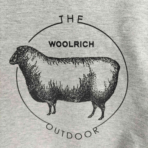 ウールリッチ WOOLRICH ロゴプリント 袖刺繍 S/S クルーネック Tシャツ メンズ import:S