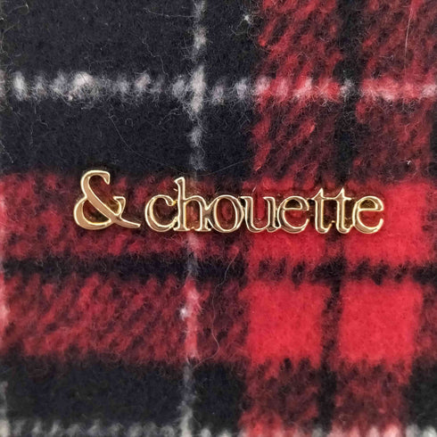 アンドシュエット &chouette タータンチェック チェーン付 レザー ハンドバッグ レディース