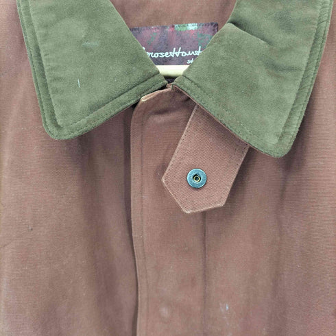 MADE IN ITALY ウールチェックブランケット ハンティングジャケット メンズ EUR:50